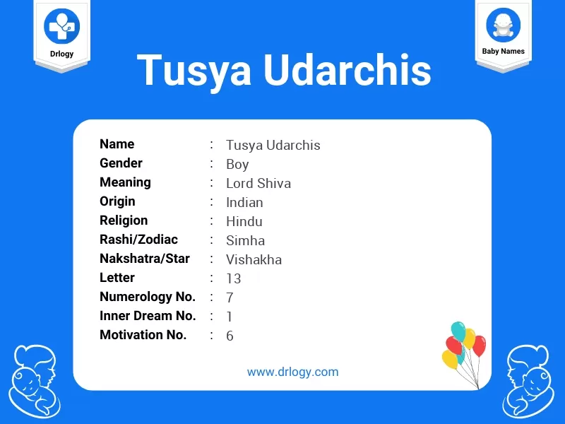 Tusya Udarchis Name Meaning